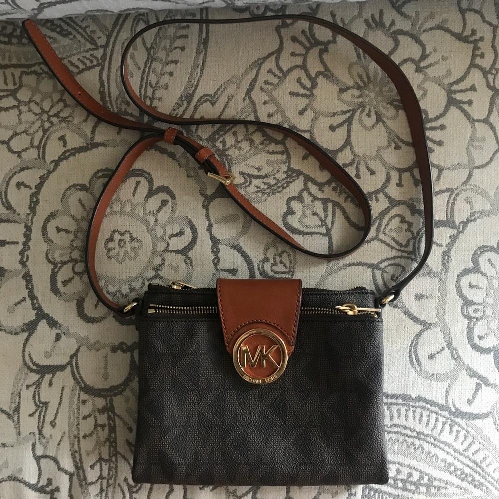 Authentic Michael Kors cross body bag